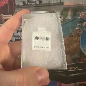 NIB Sterling Silver Stud Earrings